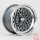 AutoStar Kyoshu 13x7 ET-7 4x114 Wheel - Gunmetal Grey with Polished Lip