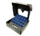 NRG Innovations Blue Steel Lug Nuts M12 x 1.5 Bullet Shape w/Lock Key