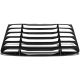 SK Import Nissan 350Z (03-09) Black ABS Plastic Rear Window Louvers