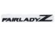 Fairlady Z Black Lettering Badge