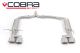 Cobra Sport Mercedes W204 C200/C220/C250 (Diesel) (07-13) Quad Rear Section- AMG Style (Sport bumper & AMG panel Req'd)