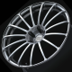 ADVAN MODEL F15 19x8.5 ET45 5x112 Wheel (66.5mm Centre Bore)- Platinum Silver