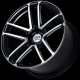 ADVAN MODEL F50 19x10 ET35 5x114.3 Wheel (F-3 Face, 73mm Centre Bore)- Gloss Black