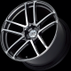 ADVAN MODEL F50 19x9 ET53 5x120 Wheel (F-2 Face, 72.5mm Centre Bore)- Platinum Black