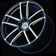 ADVAN MODEL F50 19x10 ET35 5x114.3 Wheel (F-3 Face, 73mm Centre Bore)- Platinum Blue