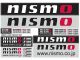 Genuine Nismo Sticker Decal Set