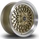 Rota OSMesh 15x7 4x100 ET30 Wheel- Gold with Polished Lip