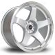 Rota GTR 18x9.5 5x114.3 ET30 Wheel- Silver with Polished Lip