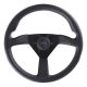 Personal Neo Eagle Leather Steering Wheel 350mm with Blue Stitching and Black Spokes