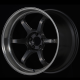 ADVAN R6 20x10 ET25 5x112 Wheel (EXT Face, 66.5 or 73mm Centre Bore)- Black Coated Graphite Machined Lip