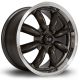 Rota RB 16x8 4x100 ET35 Wheel- Gunmetal with Polished LIp