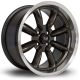 Rota RBR 16x8 4x100 ET10 Wheel- Gunmetal with Polished LIp