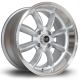 Rota RBR 17x8.5 4x114.3 ET4 Wheel- Silver with Polished Lip