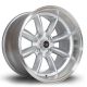 Rota RBX 17x9.5 4x114.3 ET-19 Wheel- Silver with Polished Lip