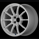 ADVAN RSIII 18x7.5 ET48 5x112 Wheel (STD Face, 66.5 or 73mm Centre Bore)- White Machined Edge