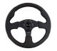 NRG Innovations 320mm Leather w/Black Stitch Steering Wheel