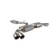 Scorpion Audi TT MK2 3.2 V6 & MK2 S (06-14) Resonated Cat-Back Exhaust- Polished Quad Daytona Tips