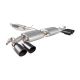 Scorpion Audi S3 2.0T 8V (3DR & Sportback) (13-16) Resonated Cat-Back Exhaust with Electronic Valves- Ceramic Black Quad Daytona Tips