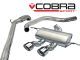 Cobra Sport Seat Leon Cupra R (1P-Mk2) 2.0L TSI (10-12) Non-Resonated Turbo-Back Exhaust with De-Cat