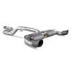 Scorpion Ford Focus RS MK2 (09-11) Non-Resonated Cat-Back Exhaust- Ceramic Black Twin Daytona Tips