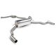 Scorpion Honda Civic Type R (FN2) (07-12) Resonated Cat-Back Exhaust- Uses OE Tips