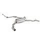 Scorpion Honda Civic Type S (FN2) (07-12) Resonated Cat-Back Exhaust- Uses OE Trims