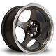 Rota Slip 15x7 4x100 ET40 Wheel- Gunmetal with Polished LIp