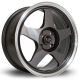 Rota Slip 17x7.5 4x100 ET45 Wheel- Gunmetal with Polished LIp