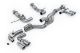 Milltek Sport Chevrolet Corvette Stingray (C8) 6.2L V8 & E-Ray Hybrid (20+) (Non-OPF/GPF Models) Cat-back Exhaust System - Includes AFM Valve Simulator Plates with GT-100 Polished Tips