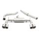 Cobra Sport Subaru Impreza STI Turbo Hatchback (08-11) Resonated Cat-Back Exhaust