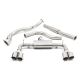 Cobra Sport Subaru Impreza STI Turbo Hatchback (08-11) Resonated Turbo-Back Exhaust with Sports Cat