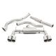 Cobra Sport Subaru Impreza STI Turbo Hatchback (08-11) Resonated Turbo-Back Exhaust with De-Cat