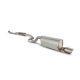 Scorpion Vauxhall Corsa D 1.0/1.2/1.4 (06-14) Resonated Cat-Back Exhaust- Polished Single Daytona Tip