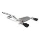 Scorpion Vauxhall Corsa E VXR (15-16) Resonated Cat-Back Exhaust- Ceramic Black Twin Daytona Tips