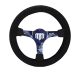 NRG Innovations Steering Wheel Cover - Black Stretch Micro Fibre w/ NRG Tag