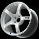 ADVAN TC-4 17x7 ET42 4x100 Wheel (STD Face, 63mm Centre Bore)- White Machined Edge