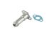 Turbosmart 38.1mm 10AN 75mm Extended Oil Drain Silver