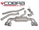 Cobra Sport VW Golf R MK7 (5G) (13-18) Non-Resonated Non-Valved Turbo-Back Exhaust with Sports Cat