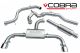 Cobra Sport VW Golf GTI MK7 (5G) (12-17) Resonated Turbo-Back Exhaust with De-Cat