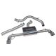 Cobra Sport VW Golf GT TDI MK6 (5K) (09-13) Cat-Back Exhaust - Dual Exit, Fits GTI Valance