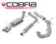 Cobra Sport VW Polo GTI 1.8L TSI (15+) Resonated Turbo-Back Exhaust with De-Cat