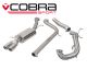 Cobra Sport VW Polo GTI 1.8L TSI (15+) Non-Resonated Turbo-Back Exhaust with De-Cat