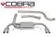 Cobra Sport Vauxhall Astra J VXR (12-19) Non-Resonated Cat-Back Exhaust