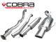 Cobra Sport Vauxhall Astra G GSi/T Hatchback (98-04) Resonated Turbo-Back Exhaust with Sports Cat