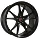 2Forge ZF2 20x9.5 Custom 5H PCD ET9-45 Wheels- Matt Black (72.6mm Centre Bore)